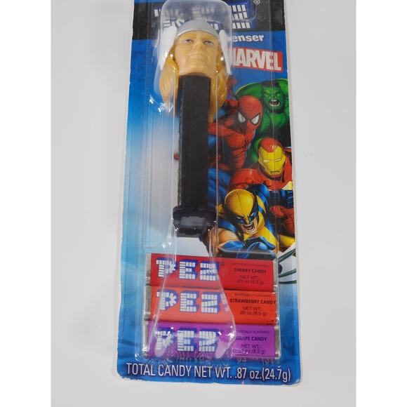 Marvel THOR Superhero (2013 Retired) PEZ Dispenser & Candy Factory Sealed - Picture 3 of 6